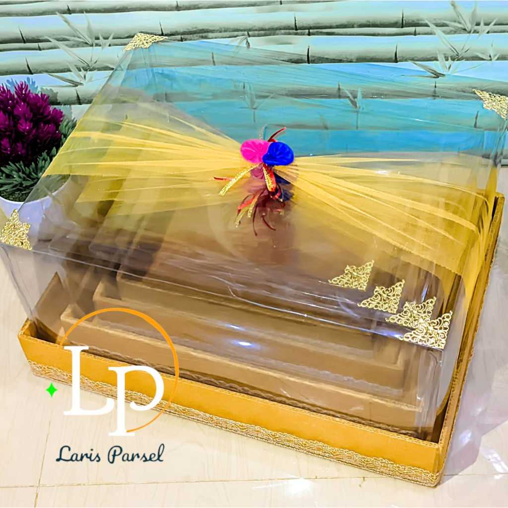 

LRS Parsel... Box Mika Seserahan Satu Set Isi 4 Kotak Hantaran Ukuran S M L XL Full Hiasan Mudah Pemasangan arsy hantaran