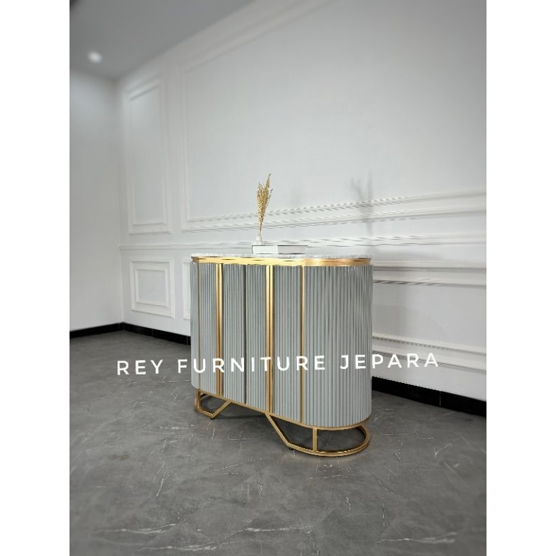 BUFET TV MINIMALIS MARMER WHITE CARARA IMPORT KAKI BESI, BUFET PAJANGAN MODERN, MEJA TV MINIMALIS MA