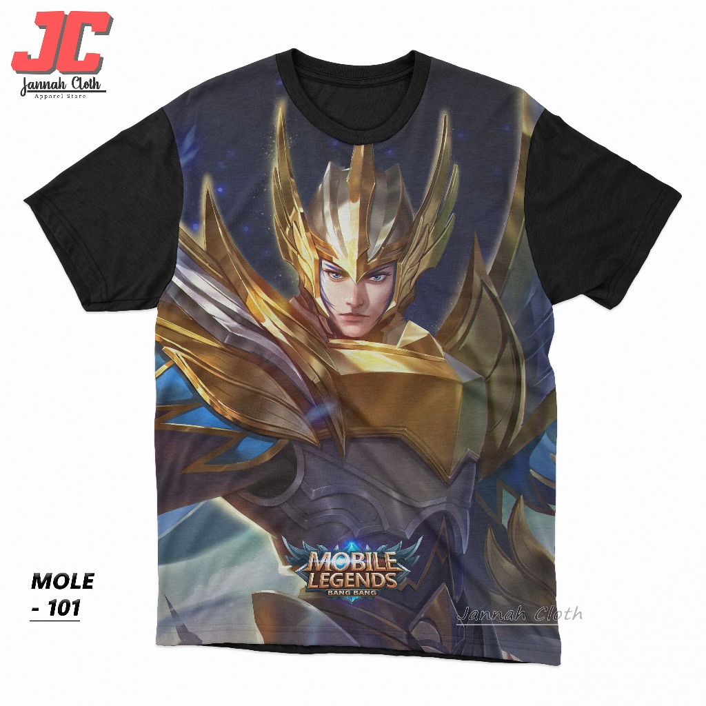Kaos Mobile Legends Hero Zilong Glorious General Epic Kode ML-101 Sablon Digital Printing