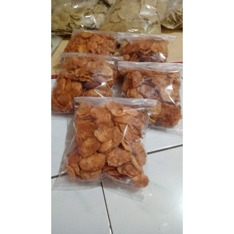 

emping melinjo 250g pedas manis
