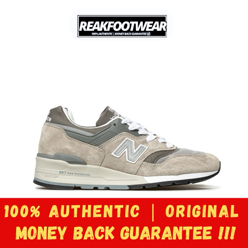 New Balance 997 Made In USA Grey 100% Authentic