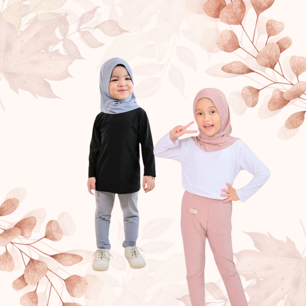 Baju Mangset Anak Manset Anak Perempuan 2-16 Tahun Murah
