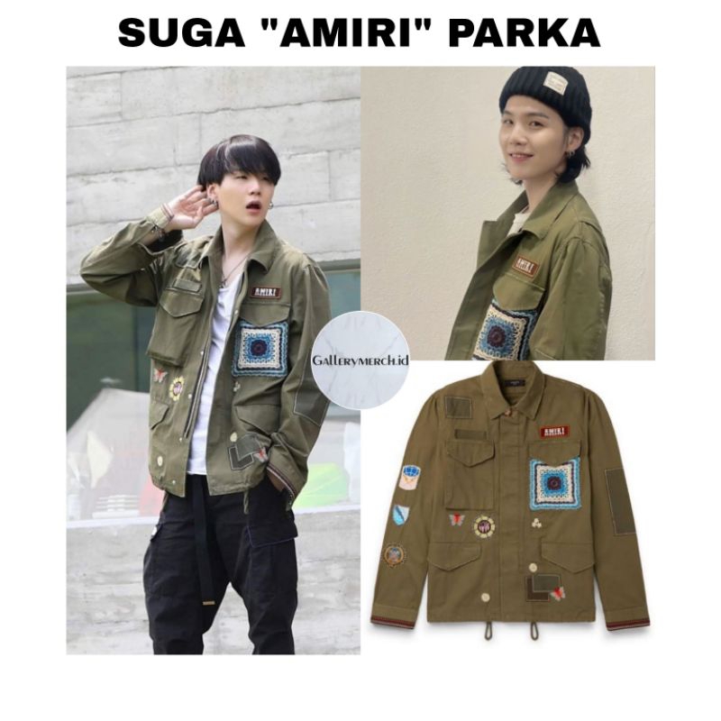 [READY STOCK] SUGA BTS ARMY PARKA JACKET IN THE SOOP