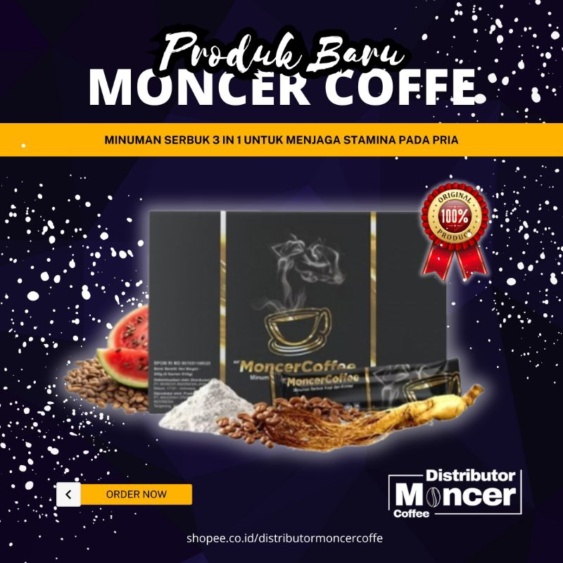 

Kopi Monceer Original Serbuk Kopi Instant Untuk Pria Lebih Perkasa Original BPOM