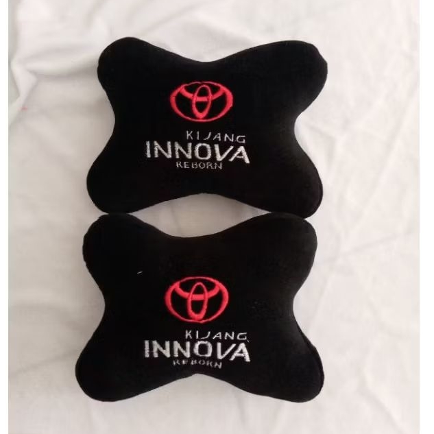 aksesoris interior bantal headrest mobil Innova reborn
