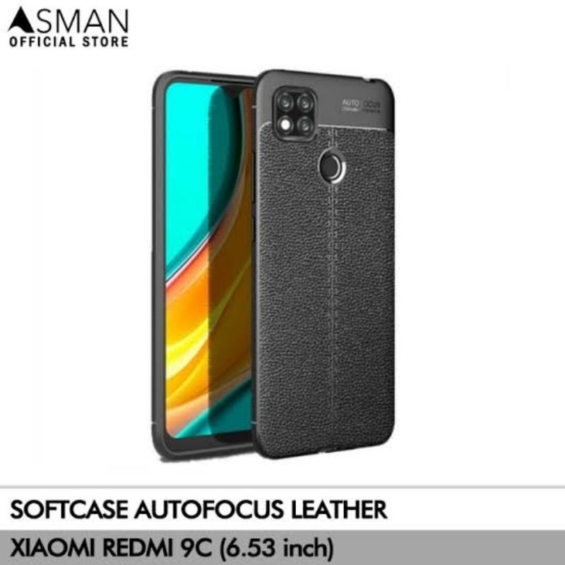Case Leather Slim Autofocus Redmi 9C 2020 Soft Case