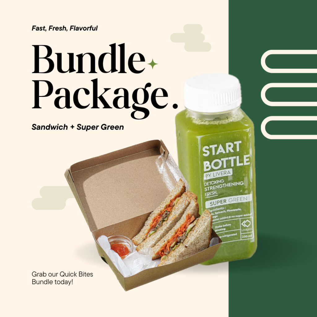 

Bundling Package - Sandwich & Super Green
