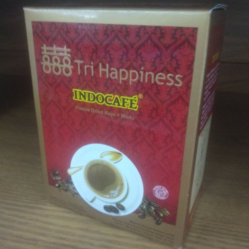 

Kopi Madu Indocafe Tri Happiness Box 5 Sachet