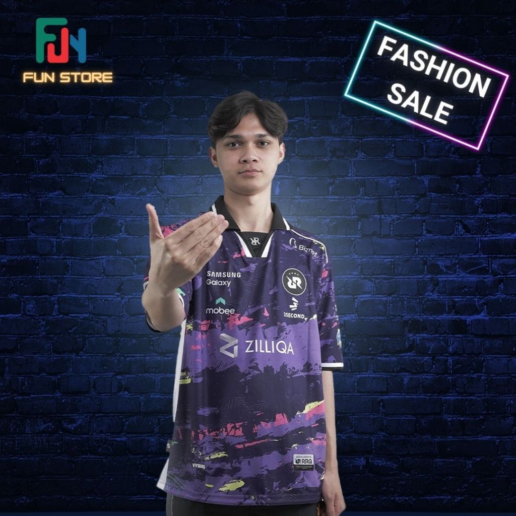 JERSEY RRQ OVER SIZE S M L XL XXL 3XL 4XL 5XL EVOS ONIC BTR BAJU RRQ SEASON 12