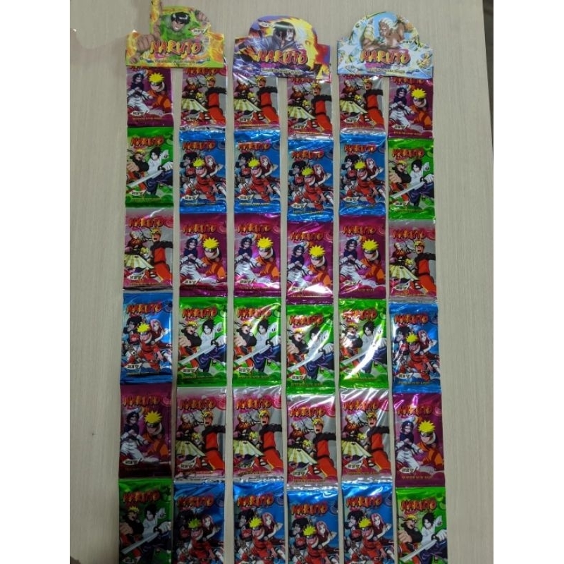 kartu foil karakter /kartu FOIL naruto /tranding card game