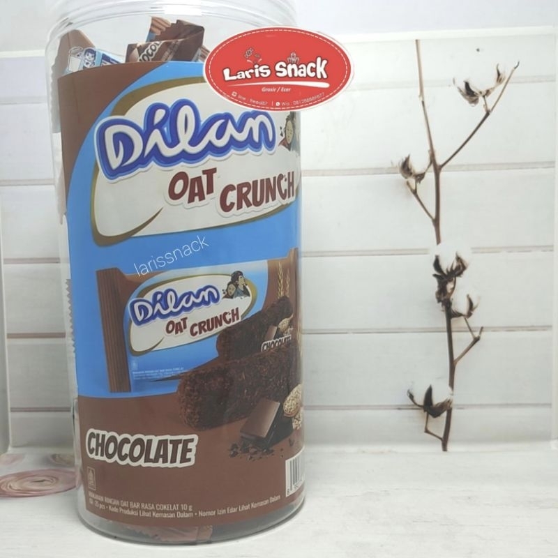 

Dilan Oat Crunch Chocolate/Oat Bar Rasa Cokelat Toples