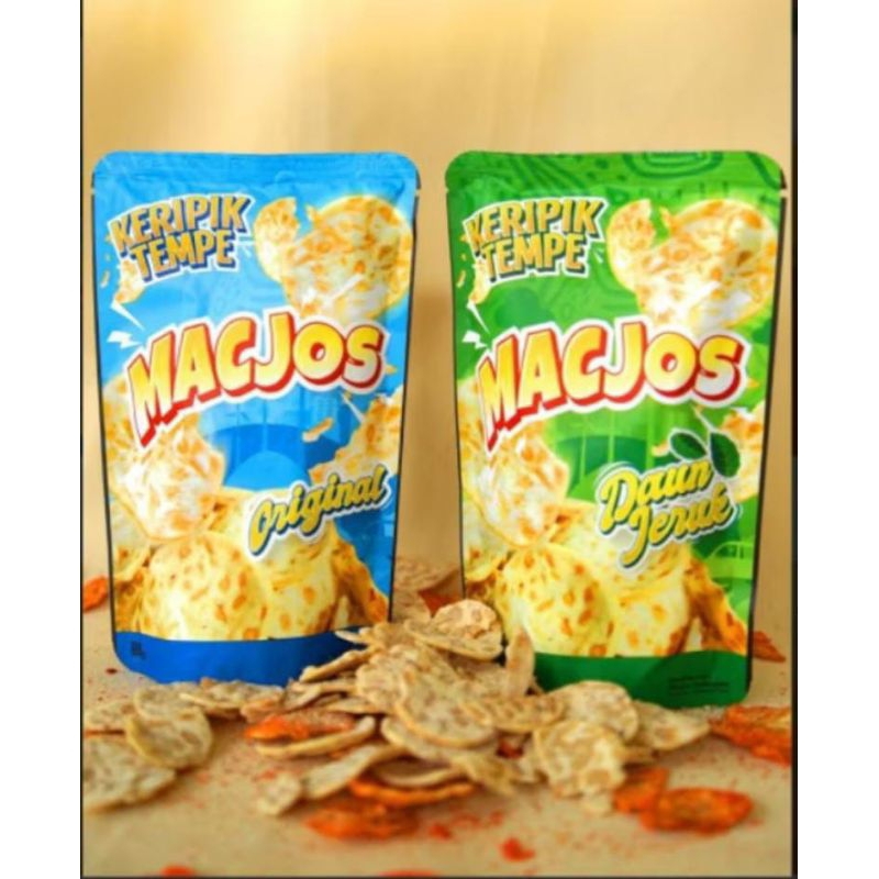 

Macjos Keripik Tempe Aneka Rasa Kemasan Premium