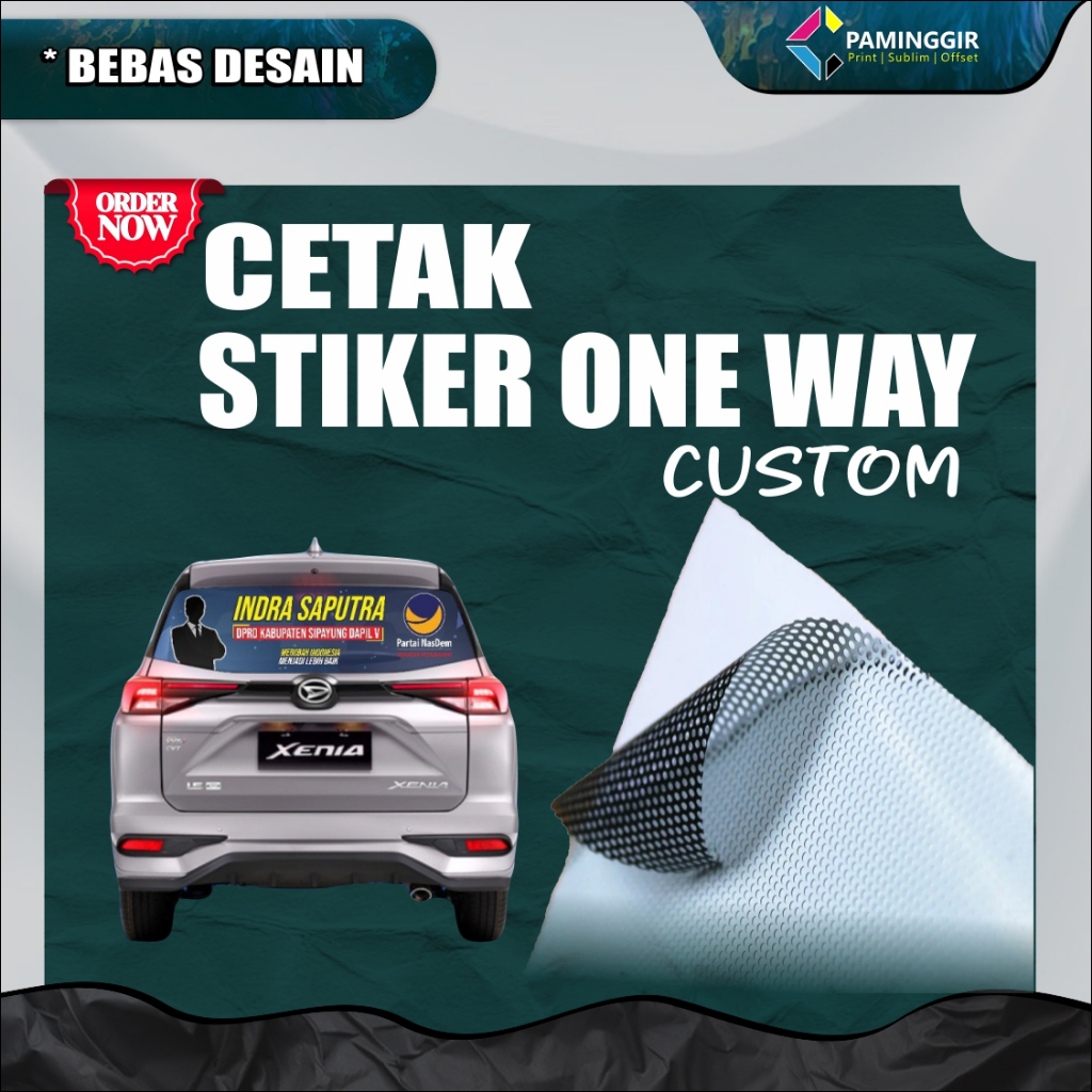 

Digital Printing Stiker Meteran, Sticker Branding Murah Premium