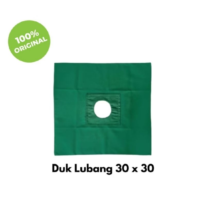 DUK Lubang Kain/kain operasi/kain lubang warna hiju