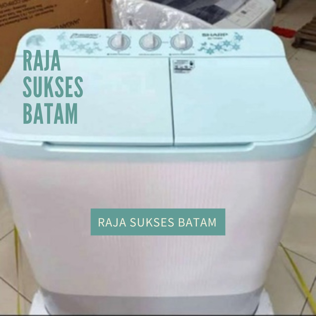 MESIN CUCI SHARP 9 KG ES-T90MW-HK 2 TABUNG MANUAL BATAM
