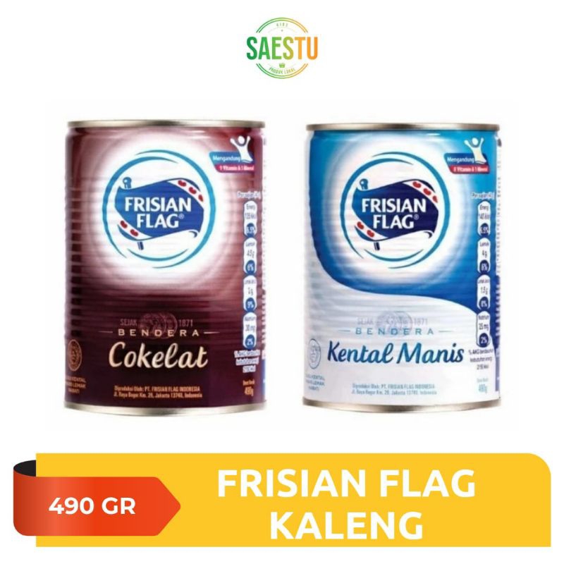 

Susu Bendera Frisian Flag 490 gr