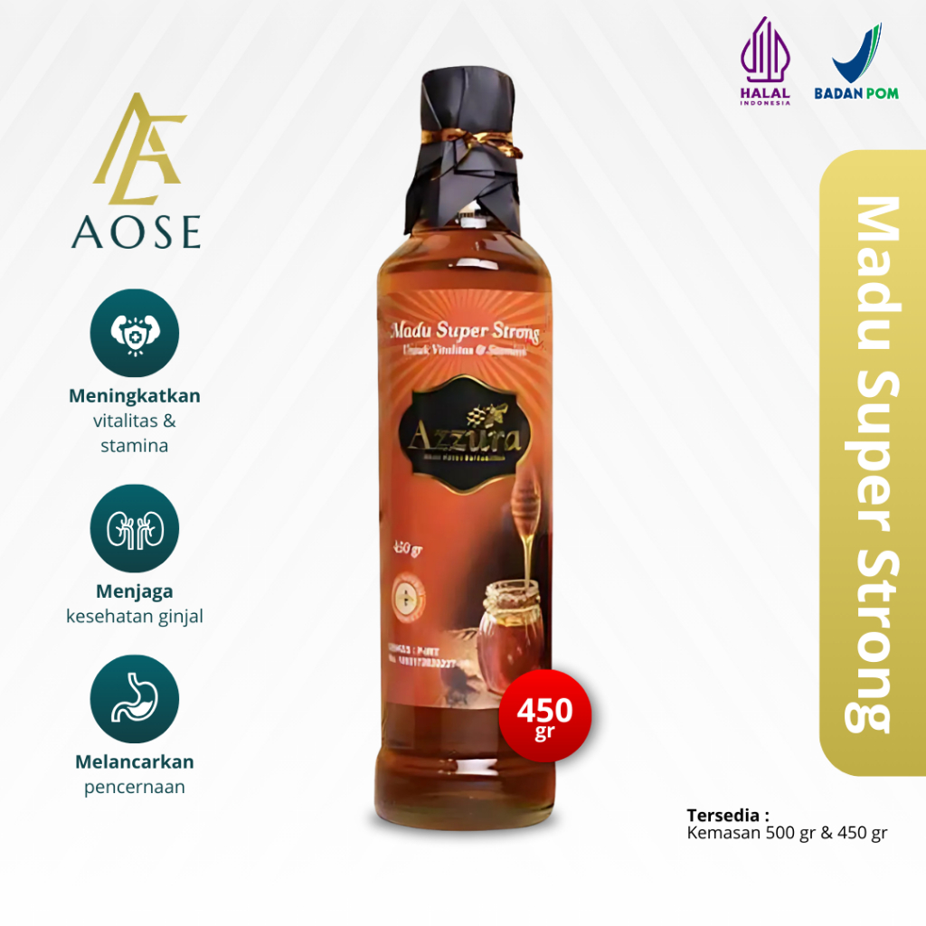 

Madu Azzura Super Strong Meningkatkan Stamina Pria Dan Sumber Energi Herbal Asli Pure Honey