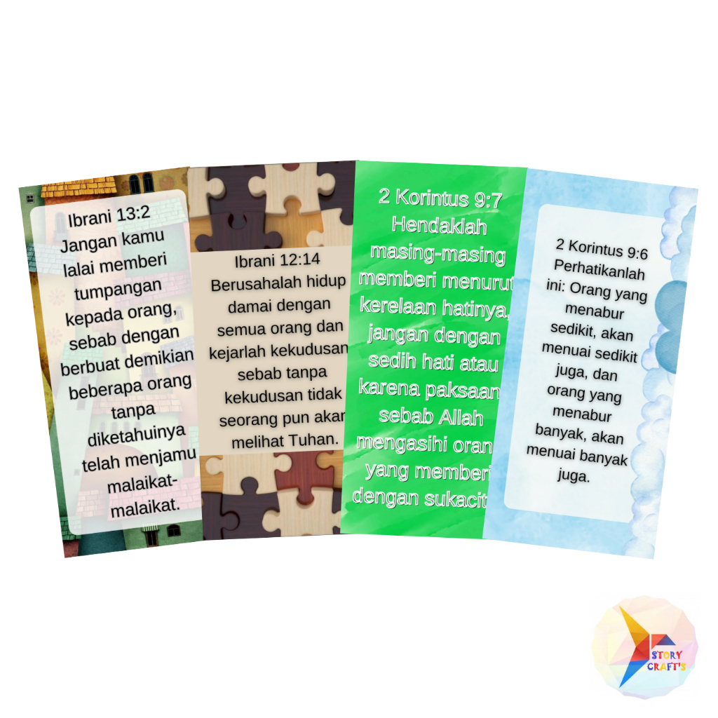 

Pembatas Buku Ayat Emas Alkitab Tema Ketulusan Dan Kepercayaan