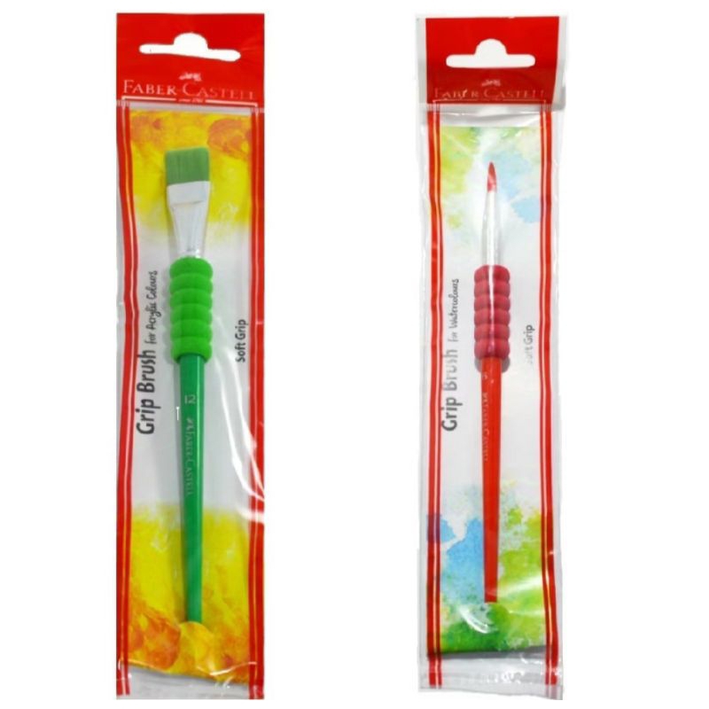 

KUAS FABER CASTELL SOFT GRIP / GRIP BRUSH (WATERCOLOUR & ACRYLIC)