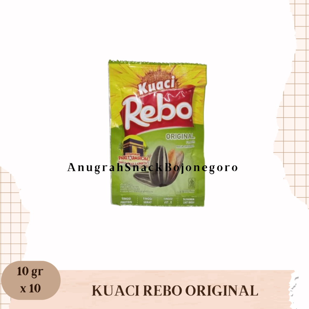 

Kuaci Rebo Original Renceng 10gr x 10