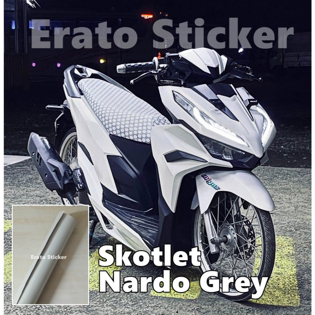 Skotlet sticker Nardo grey glosy skotlet Nardo grey scotlite abu glosy stiker abu muda glosy