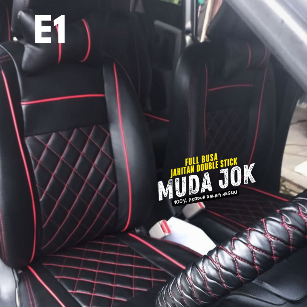 SARUNG JOK MOBIL XENIA 2005-2010 3 BARIS BAHAN MBTECH PREMIUM HIGH QUALITY