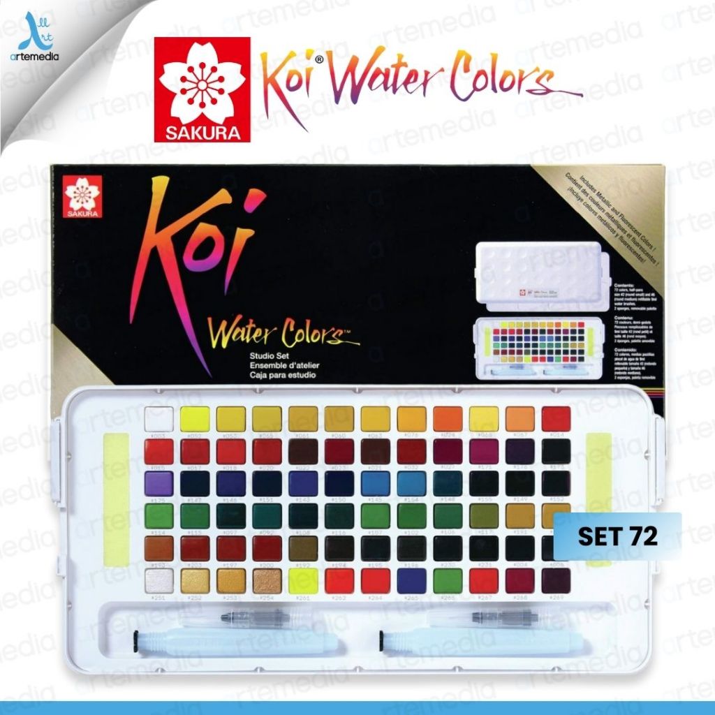 

Sakura Koi Watercolor 72 Studio Set Sketch Box