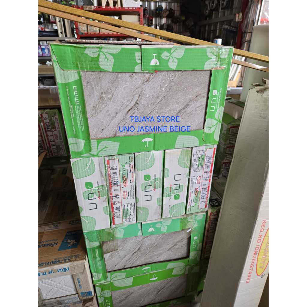 KERAMIK DINDING LANTAI 25 X 40 GLOSS GLOSSY KILAP UNO JASMINE GREY