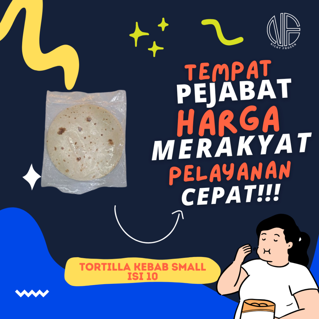 

TORTILA KEBAB ISI 10 PCS