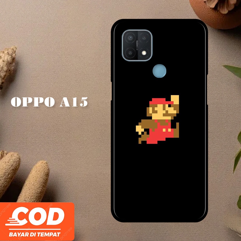 [A25] Super Mario Casing OPPO A15 Case Pelindung Hp Keren Lucu Viral Unisex Terbaru