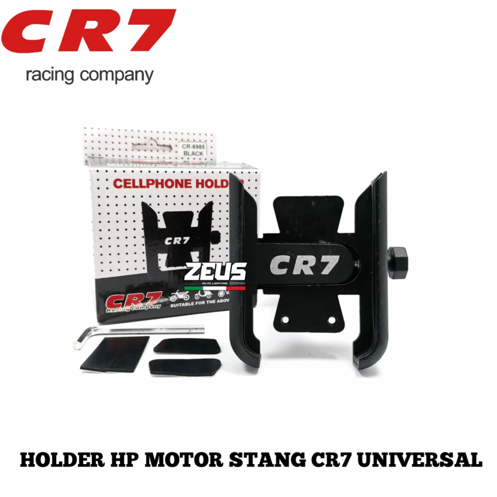 CR7-Holder Hp Sepeda Motor Holder Stang Motor Universal Cr7 Holder Motor Stang Dudukan Hp Sepeda Mot