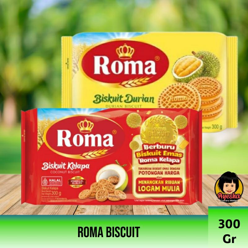 

Roma Biscuit Kelapa 300 Gram