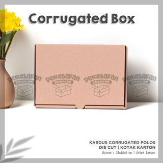 

Kardus Corrugated 23x18x8 CM | Die Cut | Kotak Karton | Box Packing Souvenir Pizza