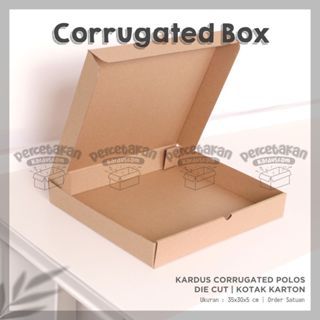 

Kardus Corrugated 35x30x5 CM | Die Cut | Kotak Karton | Box Packing Souvenir Pizza