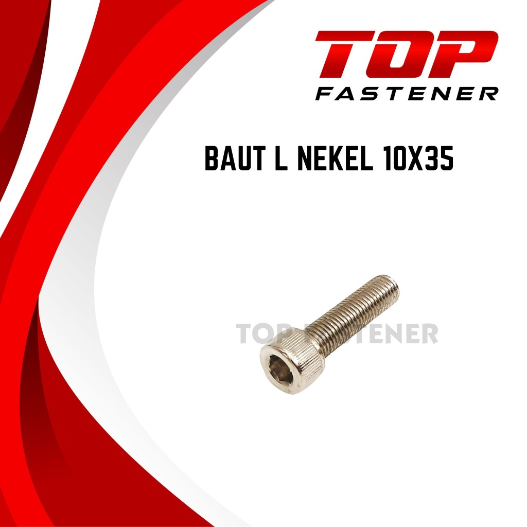 BAUT L M10 10X35 NEKEL KUNCI L8