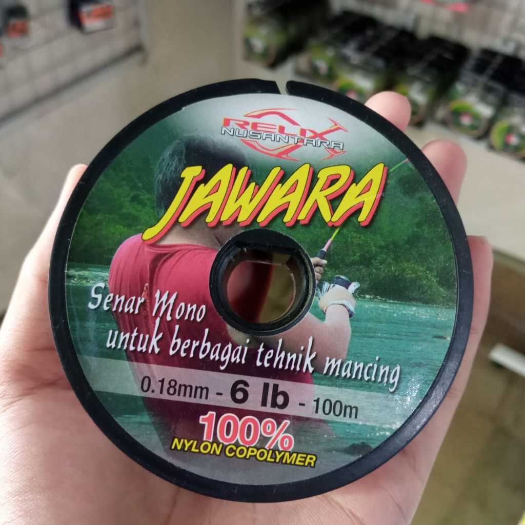 Senar Pancing Nilon RELIX NUSANTARA JAWARA 100 Meter Connecting Senar Relix Jawara