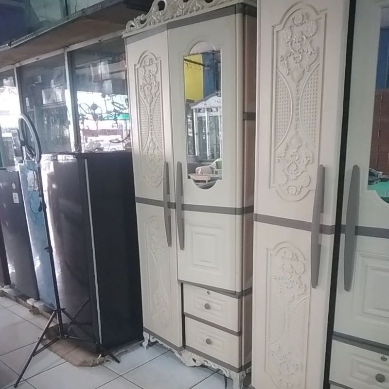 lemari plastik olymplast 2 pintu