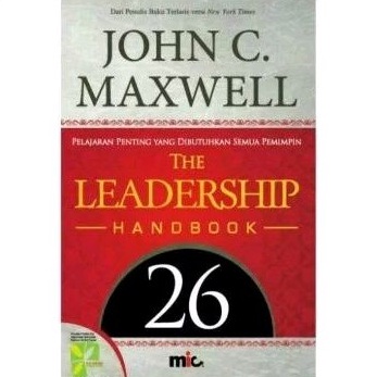 KODE M89E Bahasa Indonesia The Leadership Handbook 26  John C Maxwell