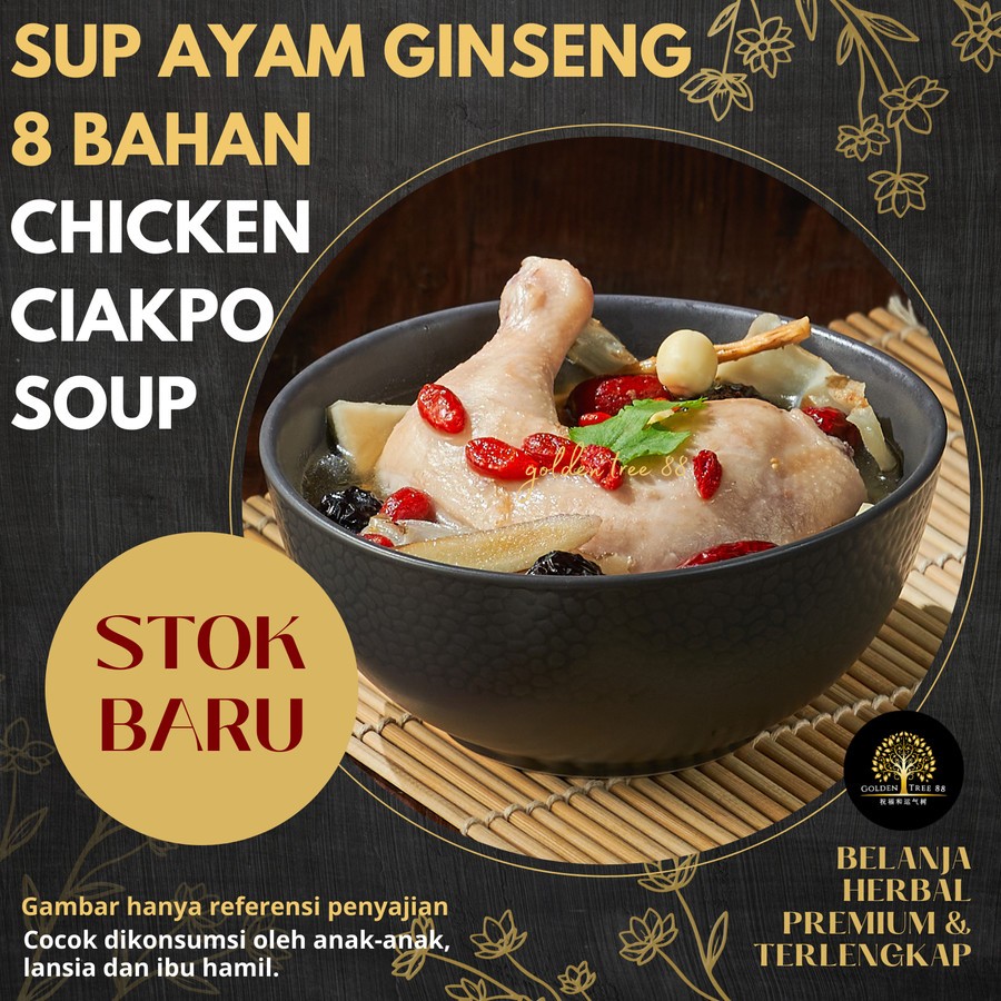 

Super Sup Ayam Herbal 8 Bahan Ciakpo Bahan Fresh Stok Selalu Baru Termurah