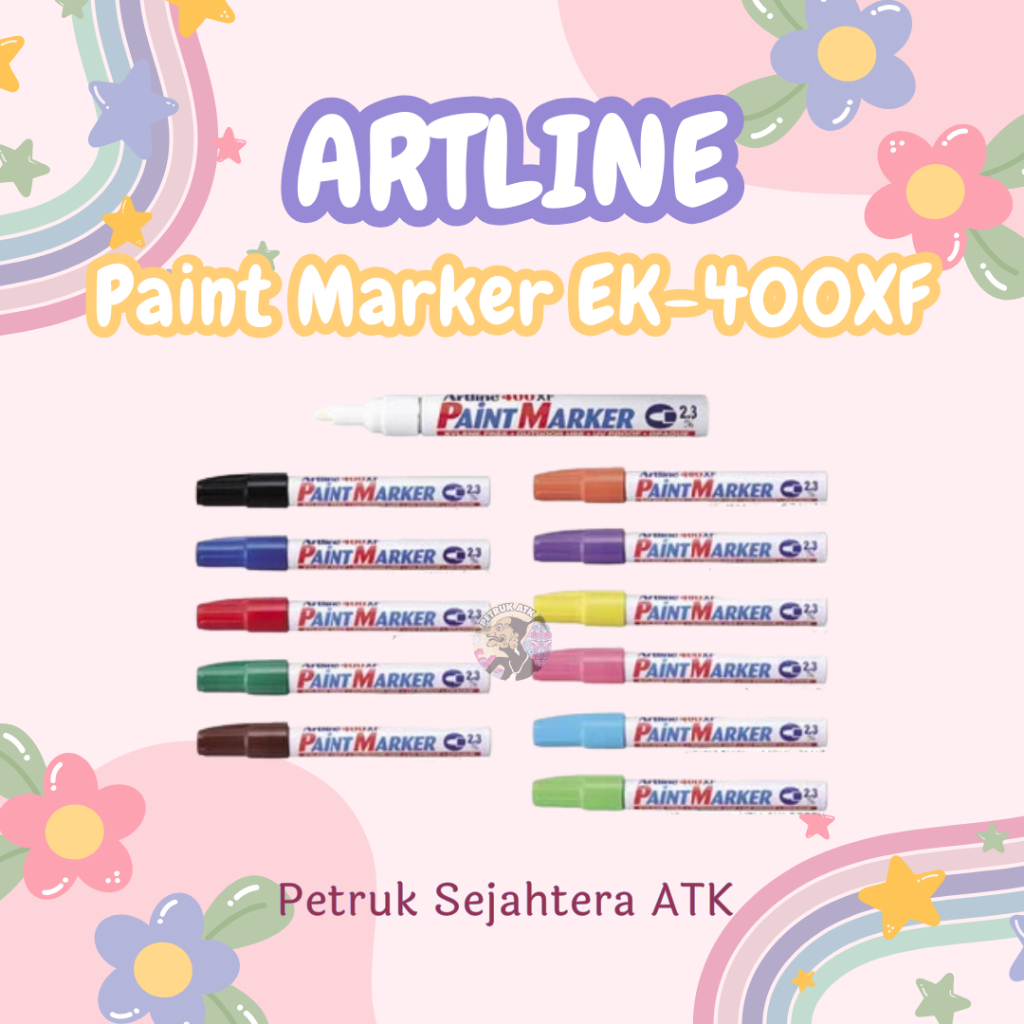 

[PCS] SPIDOL PAINT MARKER ARTLINE EK-400XF 2.3 MM PERMANENT MARKER