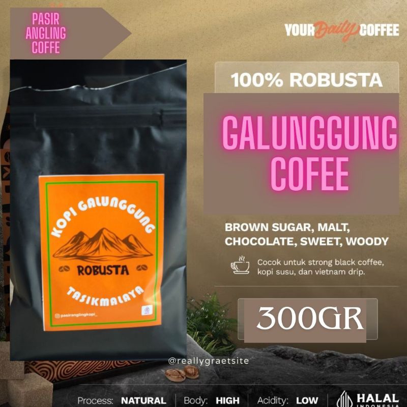 

Biji Kopi Bubuk Pasir Angling Arabica Coffe Bean Single Origin Grade1 Espresso Manual Brew 300gr