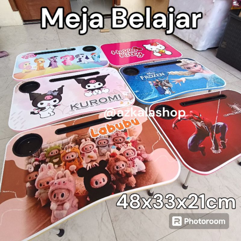 meja belajar lipat / meja lipat / meja karakter