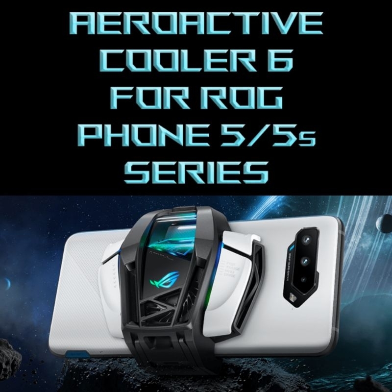 Asus ROG Phone 5 AeroActive Cooler 6 Fan ORIGINAL Kipas Aero Active 5s Pro Ultimate