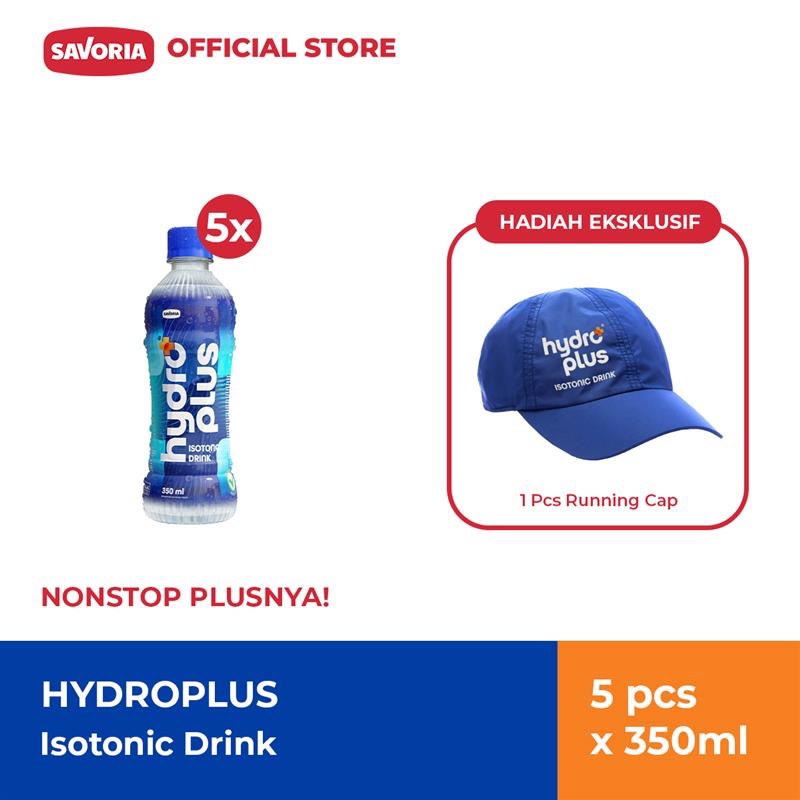 

Hydroplus Isotonic - Minuman Isotonik Pengganti Ion Botol 5 Pcs x 350ml + Gratis Running Cap