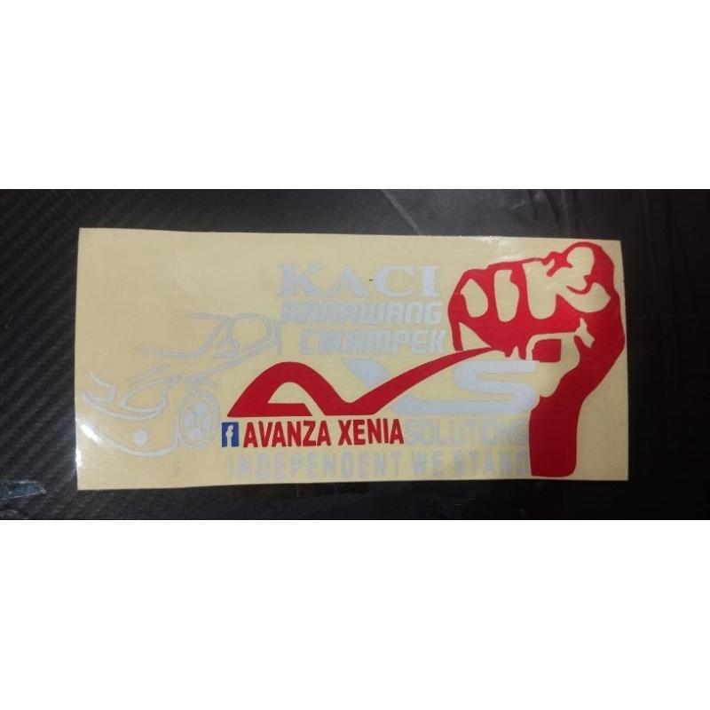 cutting sticker AXS karawang Cikampek