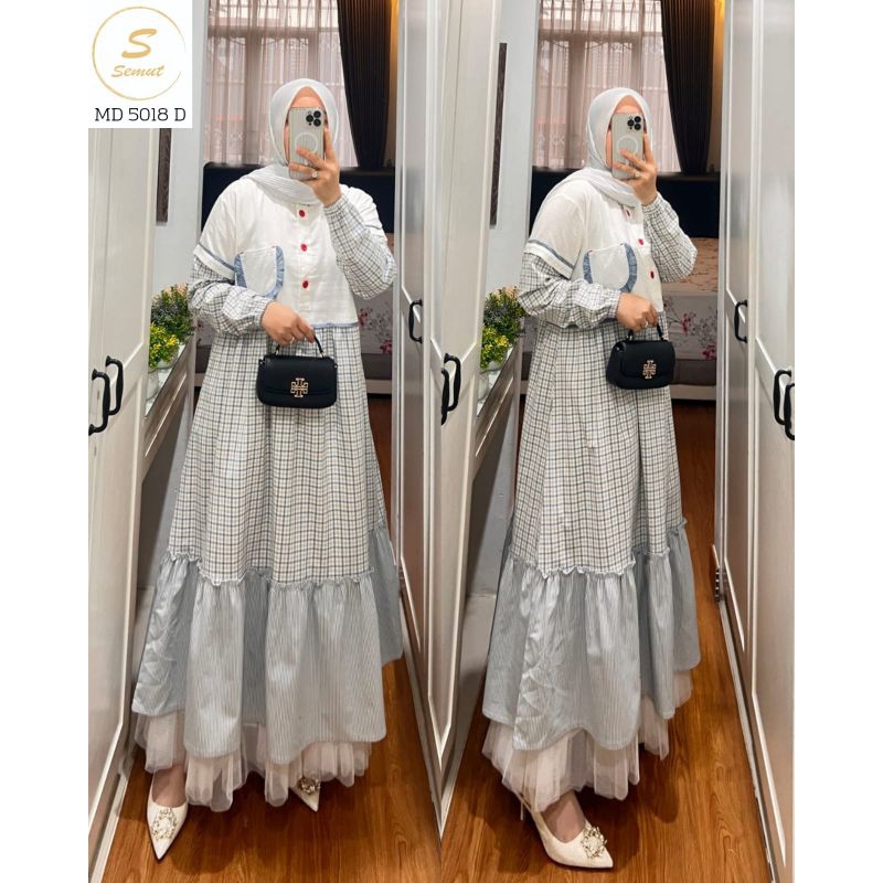 MIDI Dres Syaina By Syaina Semut Best Seller