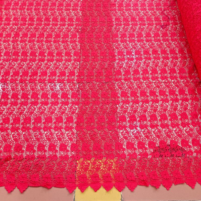 TYH Kain/Bahan Brokat Prada Okki GRADE A Brokat Prada Garment Premium / Bahan Brokat Prada Kebaya