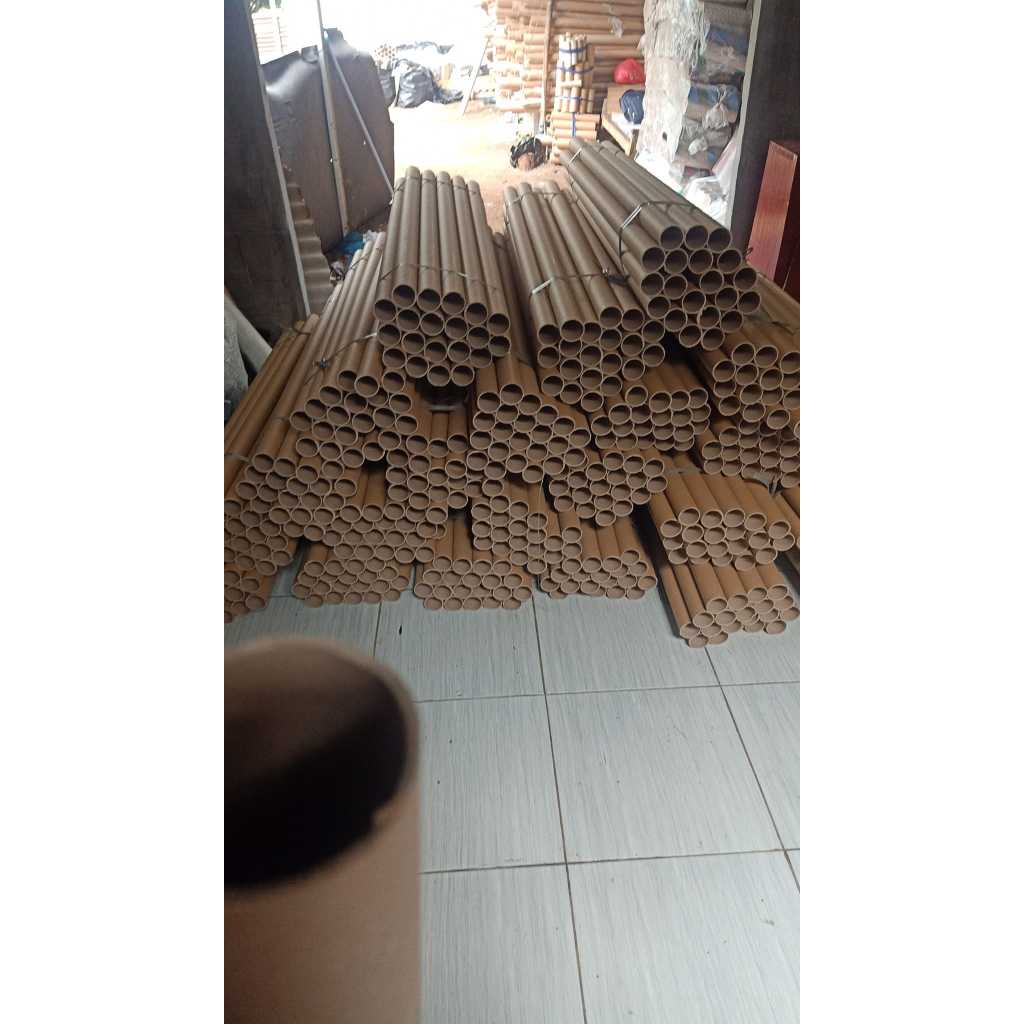 

Paper Tube Selongsong 120cm untuk Kertas Foto Poster Stiker / Kardus Paper Core Sticker / Tabung Packing diameter 3CM