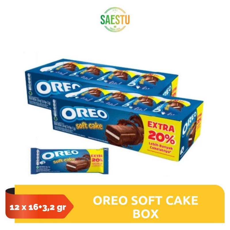 

Oreo Soft Cake Box 12 x 19,2 gr