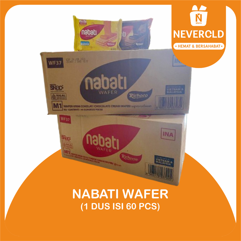 

NABATI WAFER 2000 1 DUS ISI 60 PCS BISA CAMPUR